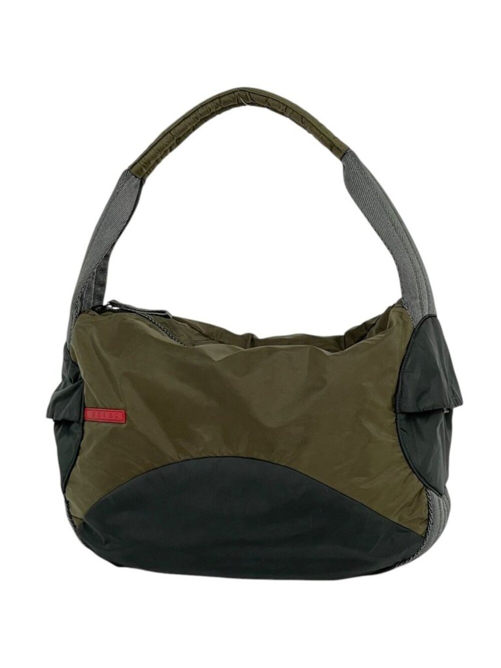Prada Shoulder Bag Nylon Green